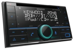 Kenwood-DPX-7200DAB - 2DIN autorádio CD mechanikou, USB, DAB+ tunerom a podporou Bluetooth